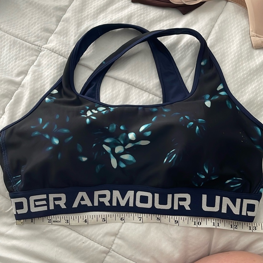 Under Armour womens xl navy blue sports bra